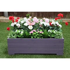 100x44x33 - Purple Wooden Garden Planter