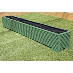 200x23x23 - Green Wooden Garden Planter