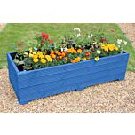 Blue 5ft Wooden Planter Box - 150x56x43 (cm) great for Vegetable Gardens
