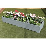 Wild Thyme Wooden Planter 2m Length - 200x56x33 (cm) great for Bedding plants and Flowers