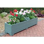Wild Thyme 5ft Wooden Planter Box - 150x32x33 (cm) great for Patios and Decking