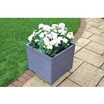 Purple Large Square Wooden Planter - 56x56x53 (cm) great for Patios and Decking