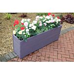 Purple 5ft Wooden Planter Box - 140x32x53 (cm) great for Bamboo Screening