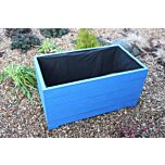 100x50x53 - Blue Wooden Garden Planter