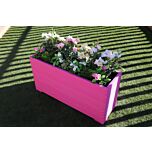100x44x53 - Pink Wooden Garden Planter