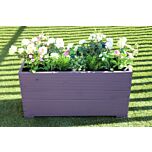 120x32x53 - Purple Wooden Garden Planter