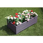 120x56x33 - Purple Wooden Garden Planter