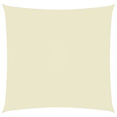 Sunshade Sail Oxford Fabric Square 5x5 m Cream