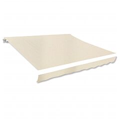 Awning Top Sunshade Canvas Cream 3x2,5m (Frame Not Included)