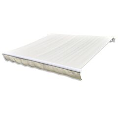 Awning Top Sunshade Canvas Cream 4x3m (Frame Not Included)