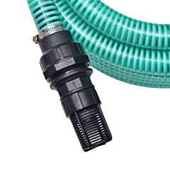 Suction Hose with Connectors 7 m 22 mm Green