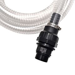 Suction Hose with Connectors 7 m 22 mm White