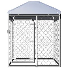 Outdoor Dog Kennel with Roof 100x100x125 cm
