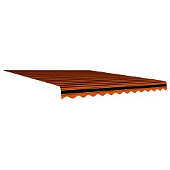 Awning Top Sunshade Canvas Orange and Brown 350x250 cm