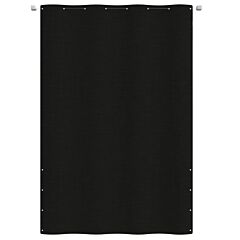 Balcony Screen Black 160x240 cm Oxford Fabric