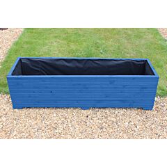 Blue 5ft Wooden Planter Box - 150x44x43 (cm) great for Vegetable Gardens