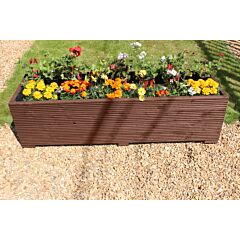 Brown 5ft Wooden Planter Box - 150x44x43 (cm) great for Vegetable Gardens