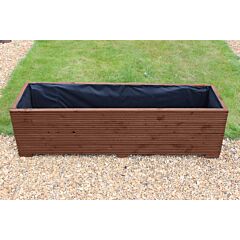BR Garden Brown 5ft Wooden Planter Box - 150x44x43 (cm) great for Vegetable Gardens + Free Gift