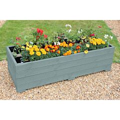 BR Garden Wild Thyme 5ft Wooden Planter Box - 150x56x43 (cm) great for Vegetable Gardens + Free Gift