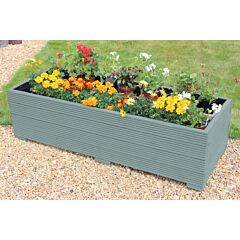 BR Garden Wild Thyme 5ft Wooden Planter Box - 150x56x43 (cm) great for Vegetable Gardens + Free Gift