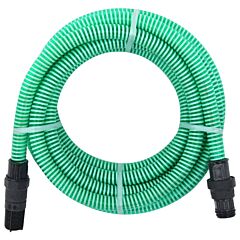 Suction Hose with PVC Connectors 4 m 22 mm Green
