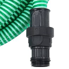 Suction Hose with PVC Connectors 7 m 22 mm Green