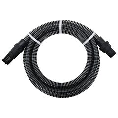 Suction Hose with PVC Connectors 10 m 22 mm Black