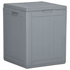 Garden Storage Box 90L Grey PP