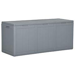 Garden Storage Box 270L Grey PP