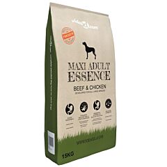 Premium Dry Dog Food Maxi Adult Essence Beef & Chicken 15 kg