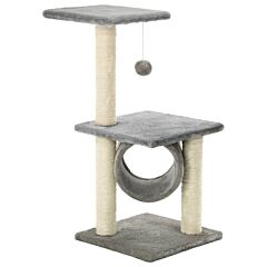 at Tree with Sisal Scratching Posts 65 cm Grey