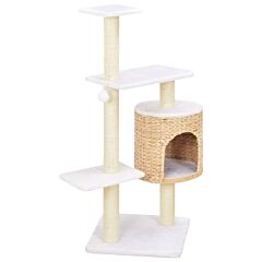 Cat Tree with Sisal Scratching Post Seagrass