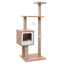 Cat Tree with Sisal Scratching Mat 123 cm