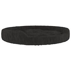 Dog Bed Black 70x55x23 cm Plush