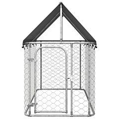 Outdoor Dog Kennel with Roof 200x100x150 cm