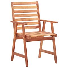 Outdoor Dining Chairs 6 pcs Solid Acacia Wood