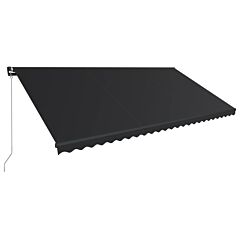 Manual Retractable Awning 600x300 cm Anthracite