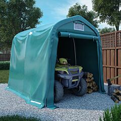 Garage Tent PVC 2.4x2.4 m Green