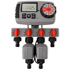 Automatic Water Timer with 4 Stations and Rain Sensor 3 V