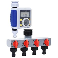 Garden Digital Water Timer with Single Outlet and Water Distributor