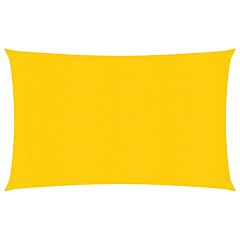 Sunshade Sail 160 g/m² Yellow 2x4 m HDPE