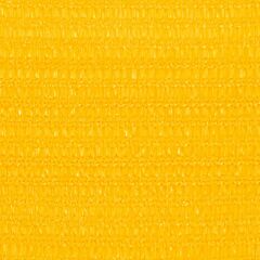 Sunshade Sail 160 g/m² Yellow 4x4x5.8 m HDPE