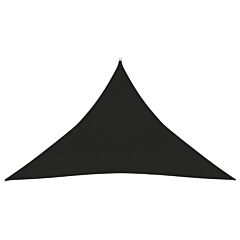 Sunshade Sail 160 g/m² Black 3.5x3.5x4.9 m HDPE