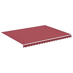 Replacement Fabric for Awning Burgundy Red 4.5x3.5 m