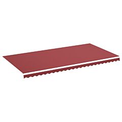 Replacement Fabric for Awning Burgundy Red 6x3 m