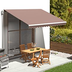 Replacement Fabric for Awning Brown 4x3.5 m