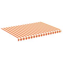 Replacement Fabric for Awning Yellow and Orange 3.5x2.5 m