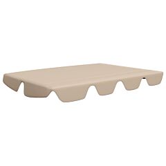 Replacement Canopy for Garden Swing Beige 188/168x110/145 cm