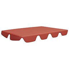 Replacement Canopy for Garden Swing Terracotta 188/168x110/145cm