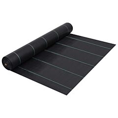 Weed & Root Control Mat Black 1x25 m PP